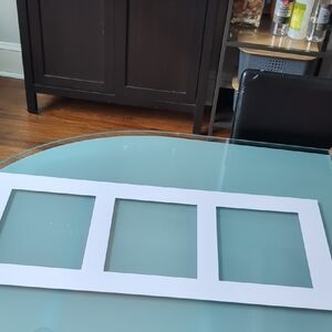 White Triple Photo Frame